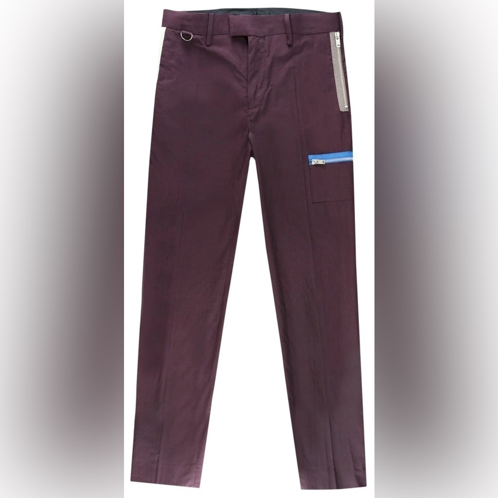 undercover jun takahashi chaos and balance maroon bondage zipper cargo pants uc - Picture 2 of 15